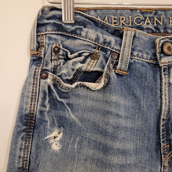 American Eagle low rise bootcut men's jeans size 26/28 - Picture 5 of 14